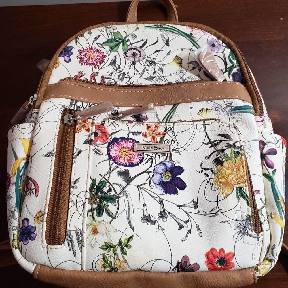 MultiSac Adele Vienna Floral Backpack